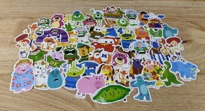 lot 79G image: 50 New Disney Character Stickers N