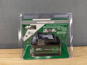 lot 33A image: Brand New Metabo HPT MultiVolt 36-Volt Lithium-Ion 2.5Ah Battery $109.99 Retail I
