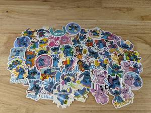 lot 67G image: 50 New Disney Lilo & Stitch Stickers N