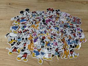 lot 29G image: 50 New Disney Stickers Mickey Mouse Donald Duck N