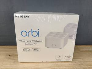 lot 38G image: Brand New NETGEAR Orbi RBK12 AC1200 Mesh WiFi System with Router and Satellite Extender N