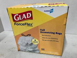 Glad ForceFlex Drawstring Bags