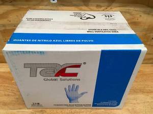 lot 41 image: TAC Global Solutions Powder-Free Nitrile Gloves - Size L