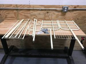 lot 64 image: Garment Rack On Wheels