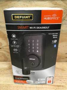 lot 87 image: Defiant Smart WI-FI Deadbolt