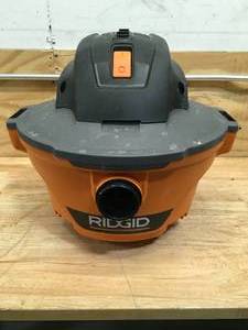 lot 31 image: Ridgid 6 Gallon WetDry Vac Model # HD0600