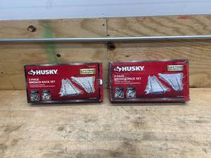 lot 77 image: HUSKY Lot of 2 Packs of- 16-Piece Wrench Racks (2 per pack)