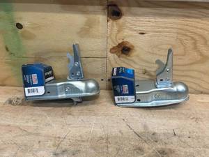 lot 80 image: TOWSMART Lot of 2- Class 1, 1-78 in. Ball Couplers with 2 in. to 2-12 in. Adjustable Collars
