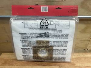 lot 126 image: MILWAUKEE Fleece Dust Bags for 6 Gal. M18 FUEL Cordless WetDry Shop Vacuums (5-Pack)