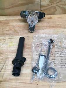 lot 142 image: Project Source Bathroom Faucet Model # 65456W-6001