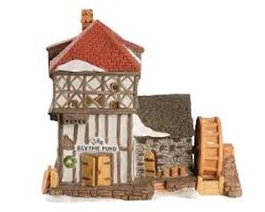 lot 1 image: Dept 56 - Dickens Village Collections Blythe Pond Mill House - Heritage Village Collection