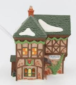 lot 10 image: Dept 56 - Dickens Village Collections T. Puddlewick Spectacle Shop - Heritage Village Collection