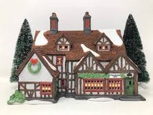 lot 14 image: Dept 56 - Dickens Village Collections Ashbury Inn - Heritage Village Collection