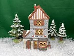 lot 27 image: Dept 56 - Dickens Village Collections Poulterer - Heritage Village Collection