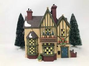 lot 29 image: Dept 56 - Dickens Village Collections J.D. Nichols Toy Shop - Heritage Village Collection