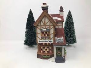 lot 33 image: Dept 56 - Dickens Village Collections Bumpstead Nye Cloaks & Canes - Heritage Village Collection