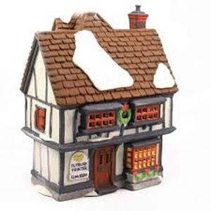 lot 47 image: Dept 56 - Dickens Village Collections Tutbury Printer - Heritage Village Collection