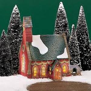 lot 48 image: Dept 56 - Dickens Village Collections Dudden Cross Church - Heritage Village Collection