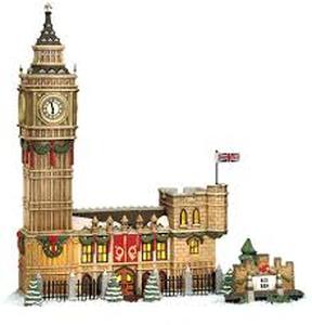 lot 57 image: Dept 56 - Dickens Village Collections Big Ben - Heritage Village Collection