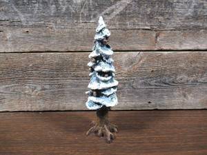 lot 90 image: Dept 56 - Dickens Village Collections 8 Inch Cold Coast Porcelain Tree - Heritage Village Collection