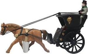 lot 98 image: Dept 56 - Dickens Village Collections Kings Road Cab - Heritage Village Collection