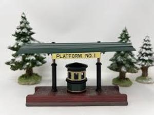 lot 99 image: Dept 56 - Dickens Village Collections Victoria Station Train Platform - Heritage Village Collection