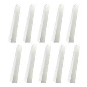 lot 129 image: 10 Pack 1.75 x 1.75 x 11.5 Primed Aluminum Siding Corners Smooth Finish