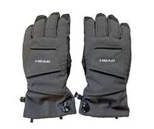 lot 130 image: Head Unisex Large Gray Sensatec DuPont Sorona Insulation Ski Gloves