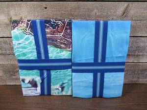 lot 143 image: Set of 2 Whitley Willows Microfiber Beach Towel 35 x 70 Turtles