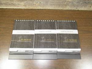 lot 137 image: Set of 3 On the House Classic Cocktail Flip Books