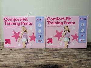 lot 713 image: 2 Cases - Girls Disposable Training Pants - 4T-5T - 86ct - up&up - 172 Total