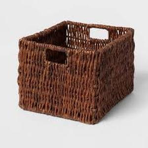 lot 18 image: Woven Banana Bark Crate - Brightroom-Large