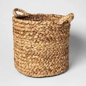 lot 68 image: 13.5 x 14.5 Woven Decorative Basket - Threshold
