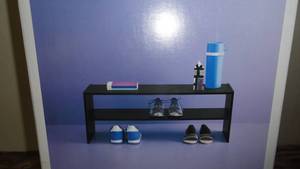 lot 214 image: 31 Stackable Shelf - Room Essentials-Espresso