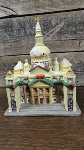lot 90A image: Ceramic Christmas Cathedral-#95693- St. Peters Basilica Vatican City, Rome