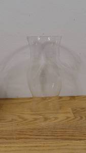 lot 93 image: 12 Glass Pillar Hurricane