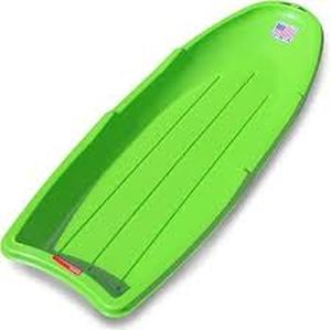 lot 137 image: Set of 2 Flexible Flyer LightningSnow Sled-Green