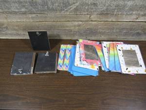 lot 78 image: Mixed Lot of Mini Free Standing Clip Boards and Magnetic Mirrors