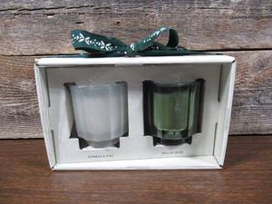 lot 40 image: 2 Pack Fluted Glass Soy Blend Candle Set-Threshold