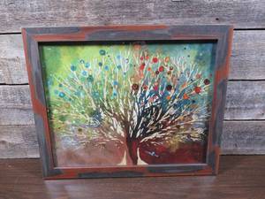 lot 57 image: 17.5 x 21.5 Framed Print-Tree of Life