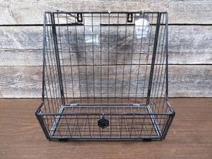 lot 82 image: Wire Mesh Hanging Mail Basket