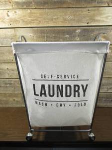 lot 103 image: 22H x 18W x 18L Mobile Laundry BinCart