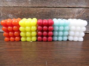 lot 102 image: Lot of 5 3.5 Unscented Bubble Sculpture Candle 12oz - Opalhouse