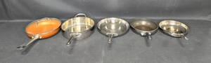 lot 128 image: Set of 5 Cookware Pans