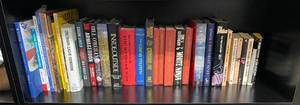 lot 64 image: Collection of 24 Books on Various Topics Including Cooking, History, and Fiction
