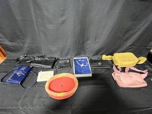 lot 82 image: Assorted Handbags, Bags, and Jewelry Set