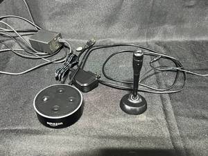 lot 159 image: Amazon Echo Dot Smart Speaker with Accessories and Power Supply