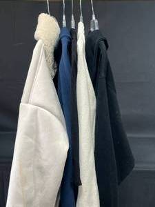lot 162 image: Assorted Womens Clothing Lot - Sweaters, Hoodies, and Jacket Sizes M and S
