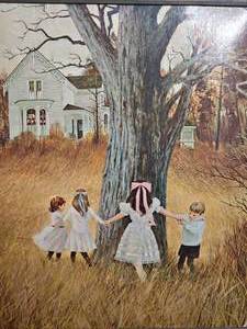 lot 83 image: Vintage Print of George Sottungs work  Childhood Days