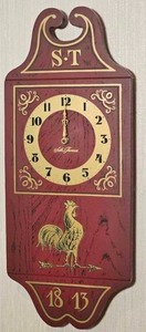 lot 63 image: Farmhouse Chic Seth Thomas Dcor Wall Clock